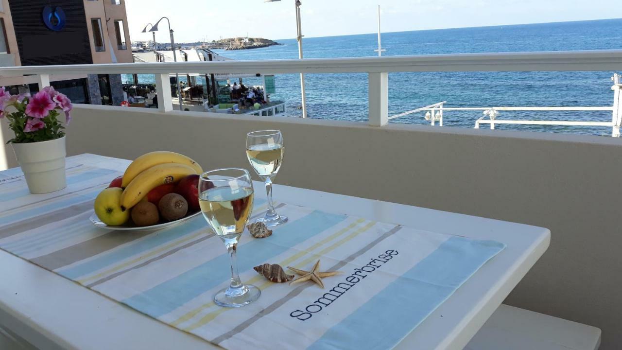 Amazing Beachfront Apartment in Hersonissos Exterior foto